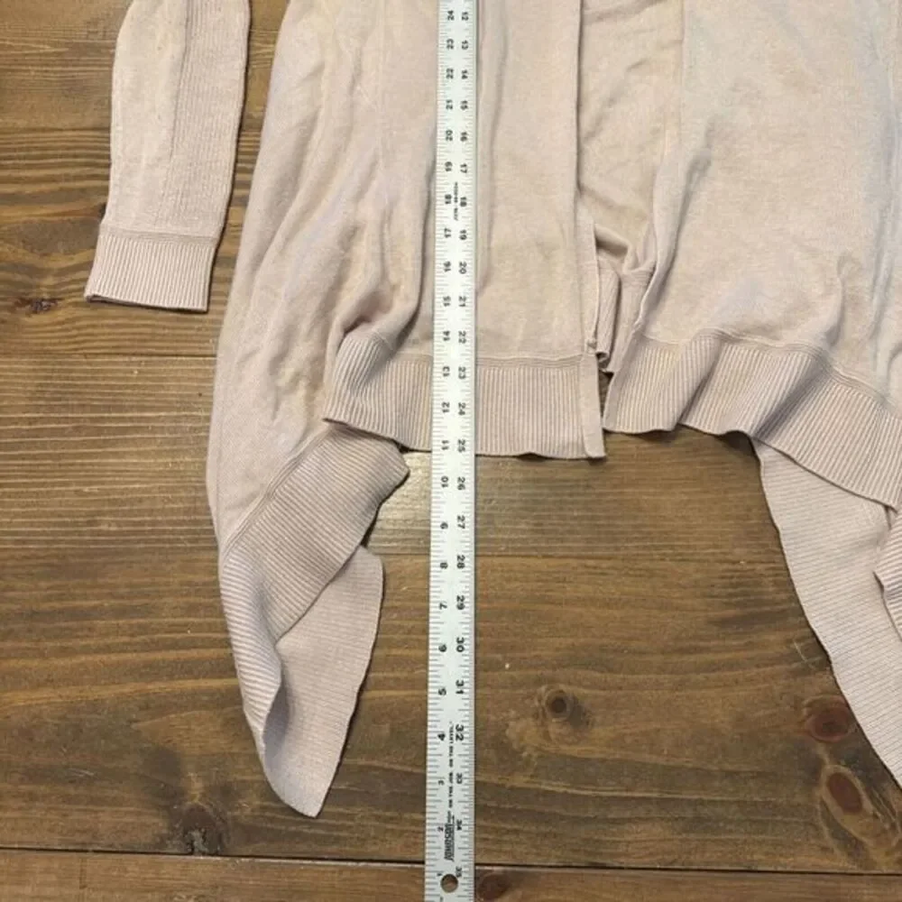 Lululemon Women's Open Front Sweater Cardigan Dusty Pink‎ Size 4